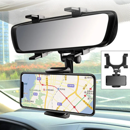 360° Car Mirror Telescopic 