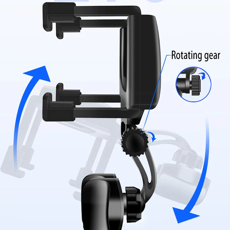 360° Car Mirror Telescopic 